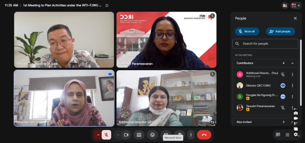 First Meeting With INTI International University, Malaysia: Annual Planner 2026-27